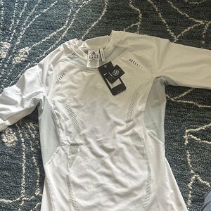 Adidas White Performance Long Sleeve Shirt